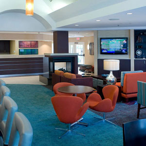 Sitting area of Residence Inn By Marriott Pensacola, FL Downtown