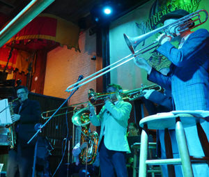 Vacation Artfully Jazz Society of Pensacola Florida playing on stage